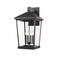 Z-Lite Beacon 4 Light Outdoor Wall Sconce, Black & Clear Beveled 568XXL-BK - alternate 1